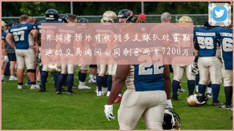 开拓者预计将收到多支球队对霍勒迪的交易询问合同剩余两年7200万